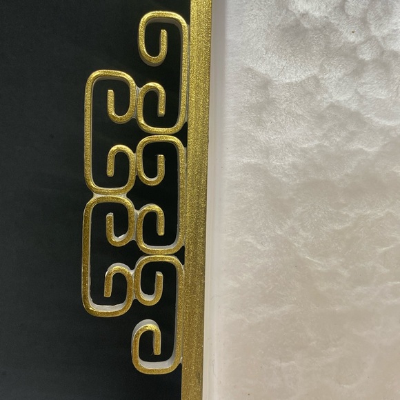 Luxurious Gold and Cream Serveware Tray - Picture 4 of 15